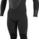 O'Neill Wetsuits Men's Epic 4/3mm Back Zip Full Wetsuit, Black/Black/Black, XX-Large