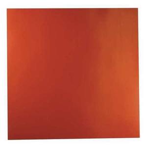 Rubber Sheet, Silicone, Rubber Width 12 in, Rubber Length 12 in, Rubber Thickness 3/32 in, 40A, Plain Backing