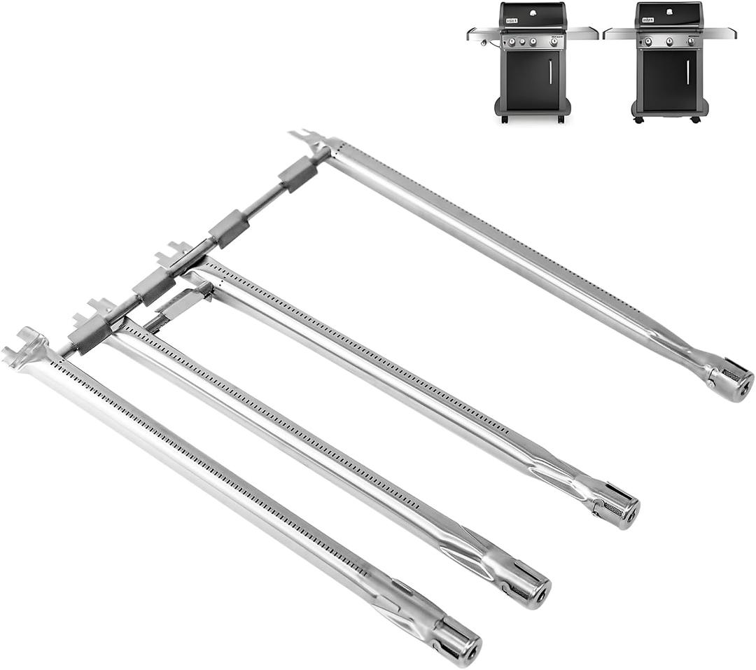 Spirit 330 Grill Burner for Weber Spirit 300 Series Spirit 330, 335 Grills with Front Mounted Control Knobs, 18 Inch Burner Tube for Spirit E-330 Spirit SP-335 , 69787 68948 65518 Replacement Parts