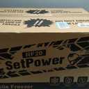Setpower 12V Refrigerator 21 Quart Portable Freezer 50 Hours Keep Cool,Electric Cooler for Vehicles Car Refrigerator for Car Camping Truck Van RV SUV Road Trip Travel, 21QT