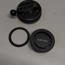 SYNCWIRE for MagSafe Car Mount [3-Axis] Nano Adhesive Gel + Strong Suction Cup Magnetic Phone Holder for Dashboard & Windshield, 360° Adjustable for iPhone 17 16 15 14 13 12, Samsung, Carbon Fiber