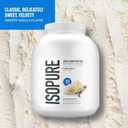 Isopure Zero Carb 100% Pure Whey Isolate Protein Powder, Lactose Free, Gluten Free, With Vitamins, Creamy Vanilla, 25g Protein Per Serving, 4.5 Lbs, 66 Servings (Packaging May Vary)