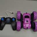 QUNREDA RC Cars, Purple Remote Control Car for Girls, 2.4 GHZ Double Sided RC Stunt Car 360 Rotating Remote Control Crawler with Headlights Car Toys for 6 7 8 9 10 11 12 Girls Birthday Gift