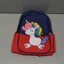 POWOFUN 12 inch Kids Small Toddler Preschool Travel Backpack Cool Cute Cartoon Daypack (Little Red Unicorn)