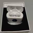 Wireless Bluetooth 5.4 Earbuds, Ear Buds LED Power Display Headphones 6D Stereo, Bluetooth Earbuds in-Ear Noise Cancelling Mic, 40H Playback Mini Case IP7 Waterproof Sports Earphones for Android iOS (Creamy White)