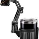 This Hill Magnetic Cup Holder Phone Mount, Compatible with MagSafe, 4.1" Base Adjustable Height Car Cup Holder Compatible with iPhone 16 Pro Max / 15/14 / 13/12 Series, Secure Fit for Car or SUV