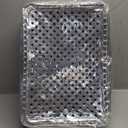 20 Pack Disposable Aluminum Foil Grill Topper Pans with Holes, Perforated Grill Grate Liners Trays for Outdoor Grills, BBQ Grill Accessories for Outdoor Cooking and Camping, 16.2 x11.7 Inch