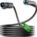Extension Cord for Tesla, 16.4FT 50A 240V Tesla Charger Extension Cable with NACS Plug, Compatible with Model Y/X/3/S, Level 1/2 Charger Extension for Mobile Connector & Wall Connector