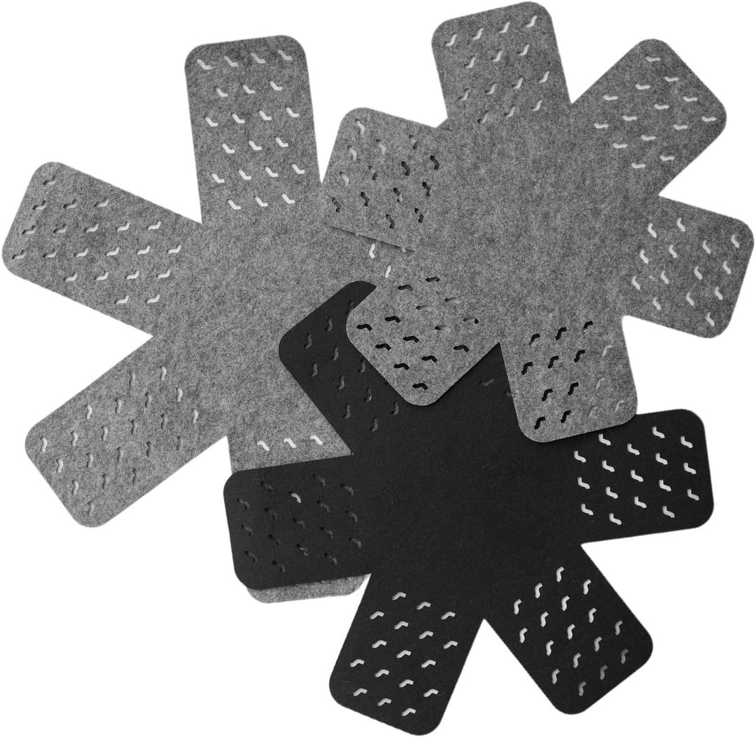 Pot Holders for Kitchen and Pan Protectors, 3pcs Cookware Protectors for Cast Iron, Steel, or Glass