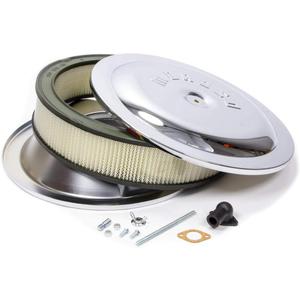 Moroso 65910 Steel Chrome Air Cleaner Kit, 14" x 3", 
Fit Type	Vehicle Specific Fit
Product Dimensions	3"L x 3"W x 3"H