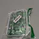 Trendy Beach Bag Accessories Set For Bogg Bag, Phone Storage Bag, 6Pcs Hooks, 2Packs Clear Bags, (White)