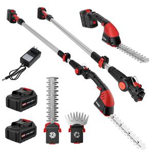 Pole Hedge Trimmer & Grass Shear for Hedges and Garden, Long Reach