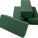 Mindful Design 6-Pack Floral Foam Blocks Dry & Wet for Fresh and Artificial Flowers, 7.8” L x 3.5” W x 2.4” H – Ideal for Weddings, Birthdays, Home, Office, and Garden Decor