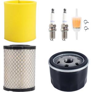 Z355E Z335E Air Filter Oil Filter Tune Up Kit for John Deer Z345R Z345M Z355R Z225 Z355E E120 Z235 Z335 Z345 Z355 LT150 46 48 Mower w/ 17.5hp 19.5hp 20hp 21hp Engine