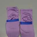 Zomaple Cold Therapy Socks for Feet with 2 Reusable Gel Ice Packs, Cooling Socks for Hot Feet & Swelling Relief, Adjustable Compression Ice Pack Wrap for Plantar Fasciitis, Neuropathy & Foot Pain (Medium, Purple)