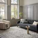 Loloi Magnolia Home by Joanna Gaines Gigi Collection GIG-02 Ivory/Blue 6'-7" x 9'-2" Area Rug