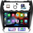 Naifay Car Radio Stereo for Toyota Camry 2012 2013 2014 Stereo with Carplay Android Auto, 10.1inch Touch Screen for Toyota Camry Car Stereo Bluetooth WiFi GPS, Support J.B.L & Original Camera SWC