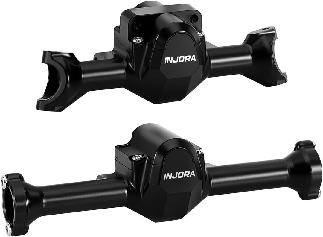 INJORA Aluminum Front & Rear Axle Housing Set for 1/30 Axial SCX30 Upgrade