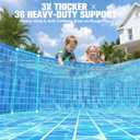 2026 Large Foldable Pool,Non-Inflatable Pool for Adult,Foldable Swimming Pool,Plastic Kiddie Portable Pool,Collapsible Kid Pool for Backyard,Oversized Easy Setup Family Pool for Adult,6.5FT