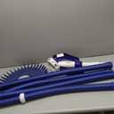 VINGLI Pool Vacuum Cleaner Automatic Sweeper Swimming Pool Creepy Crawler Vacuum with 33FT Hoses (Navy Blue & White)