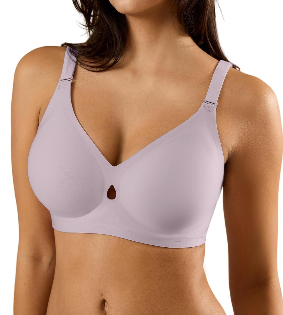 ULTREAGLE Padded Wireless Bras for Women - Wireless Bra Bralettes for Women with Support Padded Bralette