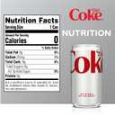 2 x Diet Coke Soda Soft Drinks, 7.5 fl oz Cans, 11Pack - Mini Soda Cans, Diet Cola (EXP 07/28/26)