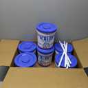 Scrubs, ITW42272CT, in-A-Bucket Hand Cleaner Towels, 6 / Carton, Blue