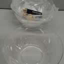 US Acrylic Vista Clear Plastic Salad and Serving 10-inch Bowls | set of 3 | Reusable, BPA-free, Made in the USA | 135 oz. capacity