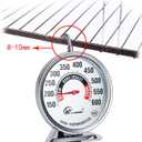 KT THERMO 6PCS Oven Thermometer150-600F, Oven Grill Fry Chef Smoker Analog Thermometer Instant Read Stainless Steel Kitchen Cooking Thermometer