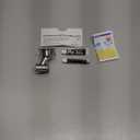 YDmeet Shower Head Holder, Adjustable Handheld Brass Shower Head Bracket, Wall Mount Holder, Drill Free Glue Installation (Polished Chrome)