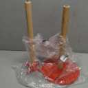 JustForKids Wooden Detachable Kids Cleaning Set - Duster, Brush, Mop, Broom and Hanging Stand Play - Housekeeping Kit - STEM Toys for Toddlers Girls & Boys, Total 6 Pieces,Multi Color,10071