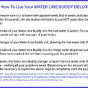 Water Line Buddy Deluxe - Frozen Water Line Tool - Quickly and Easily Unfreeze Your Refrigerator Water Dispenser Universal Kit Works On All Fridges