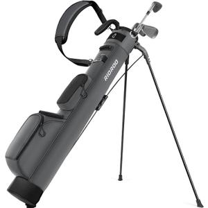 Golf Stand Bag, Lightweight Par 3 Golf Bag Holds Up to 7 Clubs with Two Way Dividers Cooler Pocket Shoulder Strap and Multiple Storage Pockets for Men and Women