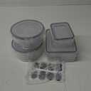 40 PCS Food Storage Containers with Lids Airtight (20 Lids &20 Containers) - Leakproof Meal-Prep Containers for Kitchen Storage Reusable Plastic Microwave/Dishwasher Safe with Labels & Pen
