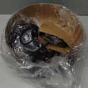 ELYONA Modern Pendant Light Walnut Wooden Pattern Dome Pendant Light Fixture Matte Black Metal Gold Inner Finish Adjustable Hanging Lighting for Kitchen Island Dining Room Office Hallway Foyer Bedroom