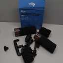 AQQA Aquarium Electric Power Sponge Filter,3W/5W Silence Submersible Foam Filter,Sponges Bio Ceramic Media Balls Double Filter for Saltwater Freshwater Fish Tank (M) (M5W for 15-55 gallon))