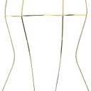Bikini Swimsuit Hangers (Gold) 10 PCS 3D Body Shape Display Hangers for Lingerie
