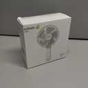 WSKEN Desk Fan Small Quiet - 180 Foldable Portable Fan with Battery Operated, 6 Inch Rechargeable Handheld Fan, 20H Max Cooling Time, 4-Speed, Travel Essential for Outdoor, Office, Gift, Black