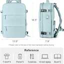 coofay Personal Item Travel Backpack For Women Men Airline Approved Carry On Backpack Flight Approved Waterproof Sports Luggage Backpack Casual Daypack Small Hiking Backpack
