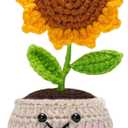 2 x HEXMOZ Teacher Appreciation Gifts - Thank You Gifts for Women Men - Nurses Week Gift - It Takes A Village Appreciation Collectible Sunflower Doll Crochet for Nurse Daycare Provider Nanny Babysitter
