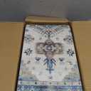 Carpet Stair Treads for Wooden Steps: 15 Pack 30"x8" Stair Carpet Non Slip Peel and Stick Stair Treads Indoor Washable Safety Stair Runner for Kids Elders and Dogs (Blue-251)