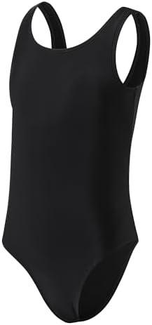 Girls Swimsuits for Girl One Piece Swimsuit Solid Color Girls' Swimwear Cute Kids Bathing Suit Quick Dry 16Y Yizuoding005