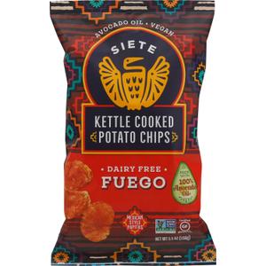 Siete Family Foods Fuego Potato Chips, 5.5 oz Bag (5.5 Ounce (Pack of 1))