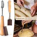 Sourdough Bread Baking Supplies Starter Kit, Banneton Proofing Basket Round 9" Set of 2, Gift Set