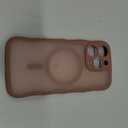 TAURI Magnetic for iPhone 16 Pro Case, Cute Wavy Design [Full Camera Protection] [Compatible with Magsafe] Anti-Slip Translucent Matte Case for iPhone 16 Pro for Women Girls, Desert Brown