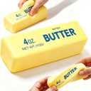 10 x Butter Squishy, Slow Rising Butter Squeeze Toy, Cream Scented Butter Squeeze Toys, Stress Relief Toy for Relaxation, Soft & Safe PU Great for Home Office School(Yellow)