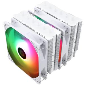 Thermalright Peerless Assassin 120 SE ARGB White CPU Air Cooler, 6 Heat Pipes CPU Cooler, Dual 120mm TL-C12CW-S PWM Fan, AGHP Technology, for AMD AM4/AM5/Intel LGA1700/115X/1851/1155/1200