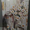 DUWQU 3 PCS Elegant Farmhouse Canvas Wall Art, Vintage Floral Pictures Art Wall Decor, Nature Themed Daisy Art Prints for Living Room Bedroom Kitchen and Office Ready to Hang 16×24 Inches
(flower)