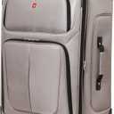 SwissGear Sion Softside Expandable Luggage, Blue, Checked-Large 29-Inch