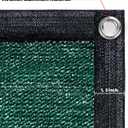SUNNY GUARD Privacy Screen Fence 5' x 20' Dark Green Heavy Duty Dustproof Denoise Fencing Mesh Fabric Shade Net Cover for Outdoor Wall Garden Yard Pool Deck(Customized)